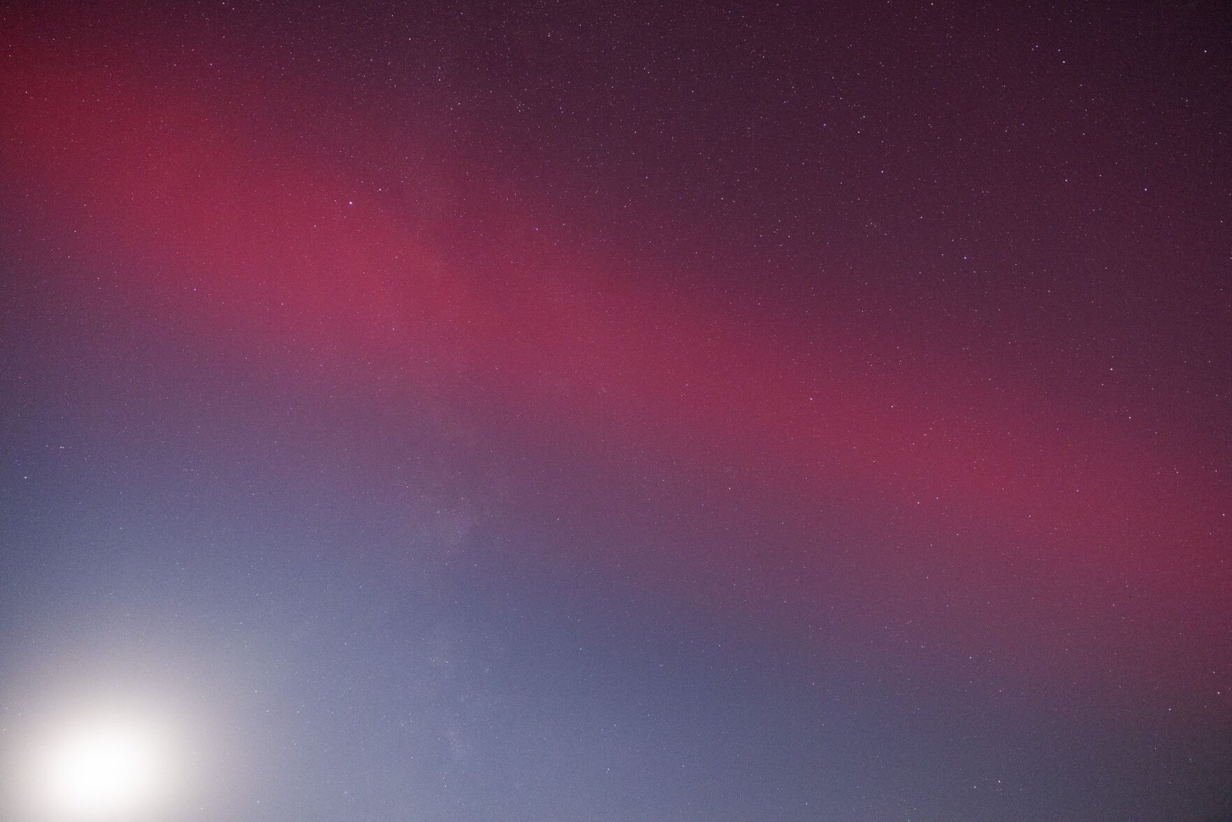 Northern Lights illuminate the night sky